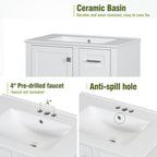 Modern Bathroom Cabinet With Sink Combo Set