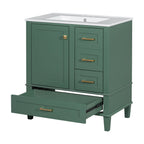 Modern Bathroom Cabinet With Sink Combo Set