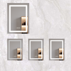 26x20 inch Bathroom Medicine Cabinet with LED Mirror, Anti-Fog, Waterproof