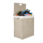 Laundry Hamper With Lid PE Rattan