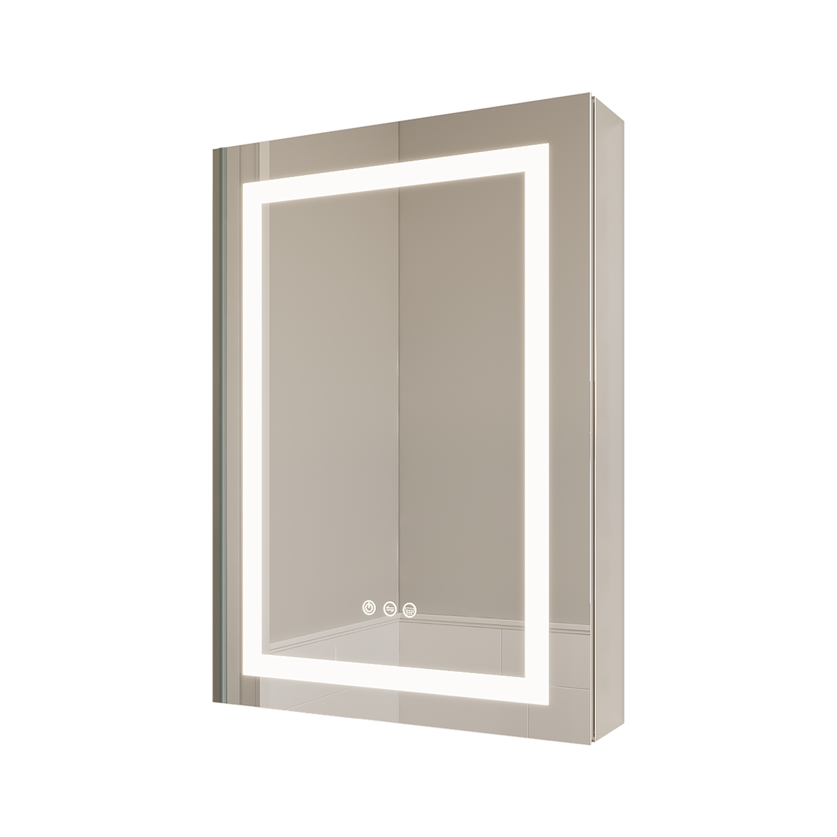26x20 inch Bathroom Medicine Cabinet with LED Mirror, Anti-Fog, Waterproof