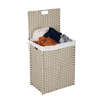 Laundry Hamper With Lid PE Rattan