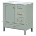 Modern Bathroom Cabinet With Sink Combo Set