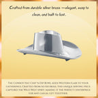 Cowboy Hat Chip and Dip Serving Bowl