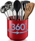 Rotating Utensil Holder — Plastic - Steel