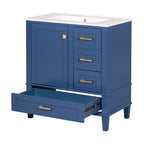 Modern Bathroom Cabinet With Sink Combo Set