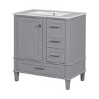 Modern Bathroom Cabinet With Sink Combo Set