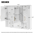 Modern Wall Mounted Medicine Cabinet With Adjustable Shelves
