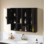 Modern Wall Mounted Medicine Cabinet With Adjustable Shelves