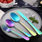 4-Piece Flatware Set Stainless Steel Silverware
