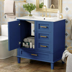 Modern Bathroom Cabinet With Sink Combo Set
