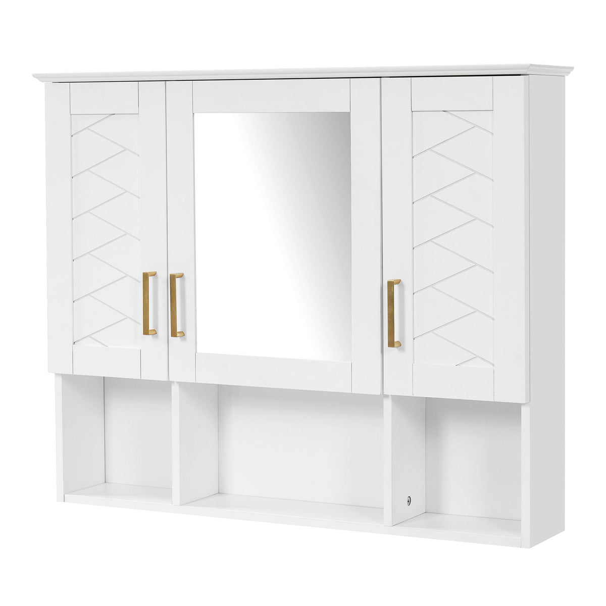 Modern Wall Mounted Medicine Cabinet With Adjustable Shelves