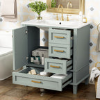 Modern Bathroom Cabinet With Sink Combo Set