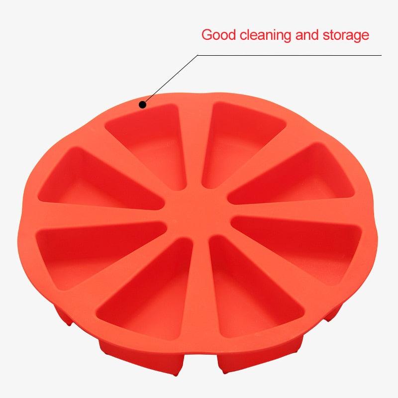 8 Cavity Silicone Cake Mold