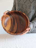 Kitchen Natural Wooden Bowl Household