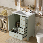 Modern Bathroom Cabinet With Sink Combo Set
