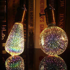 LED Light Bulb 3D Decoration Bulb Firework 110 220V
