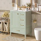Modern Bathroom Cabinet With Sink Combo Set