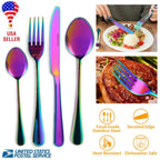 4-Piece Flatware Set Stainless Steel Silverware