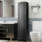Linen Tower Bathroom Storage Cabinet