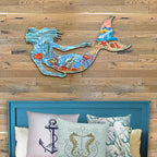 Rustic Mermaid Door Decor