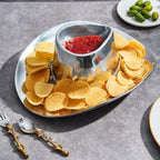 Cowboy Hat Chip and Dip Serving Bowl