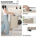 Laundry Hamper With Lid PE Rattan