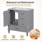 Modern Bathroom Cabinet With Sink Combo Set