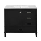 Modern Bathroom Cabinet With Sink Combo Set