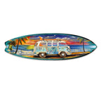 Surf Van at the Beach Surfboard Coastal Wall Art