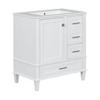 Modern Bathroom Cabinet With Sink Combo Set