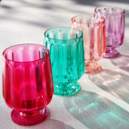 Madrid Acrylic Stemmed Wine Goblet Glassware, Set of 4