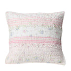 Romantic Chic Lace Ruffle Pink Real Patchwork Cotton Reversible Quilt Bedding Set