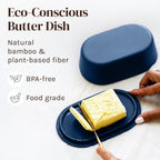 Bamboo Butter Dish with Lid