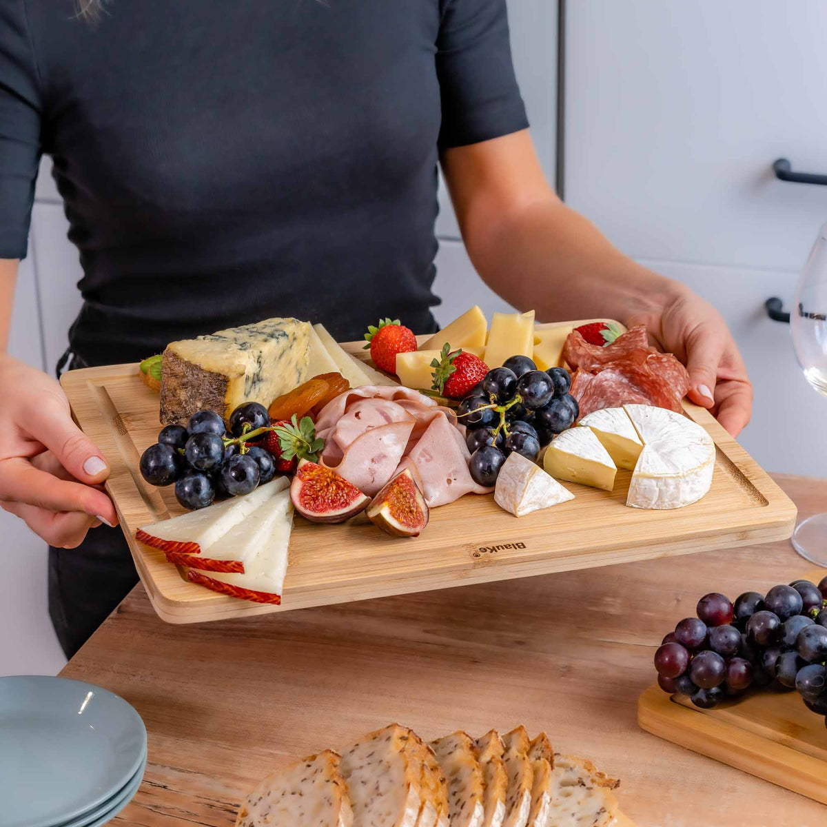 Wood Cutting Board for Kitchen 15x10 inch