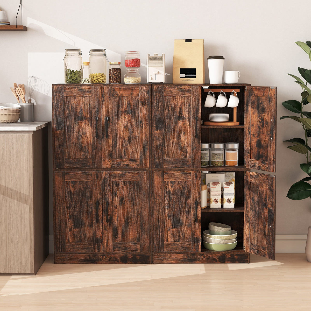 Bathroom Cabinet 43.5 inch Storage Cabinet
