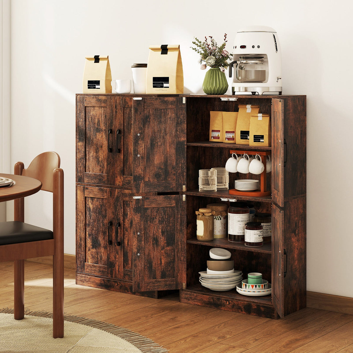 Bathroom Cabinet 43.5 inch Storage Cabinet