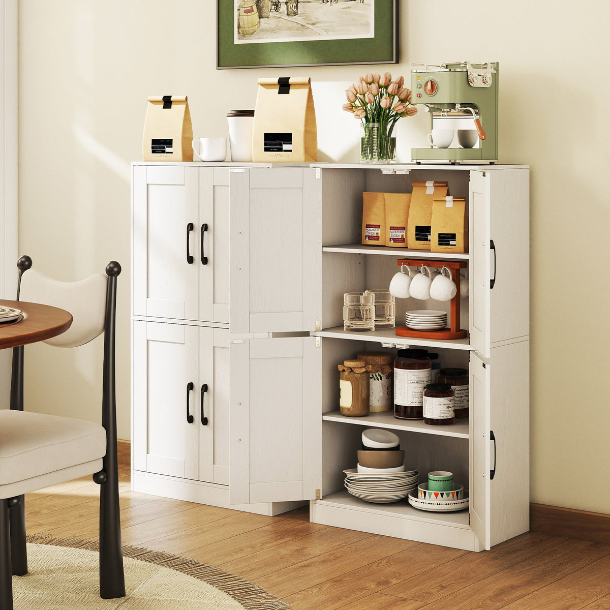 Bathroom Cabinet 43.5 inch Storage Cabinet