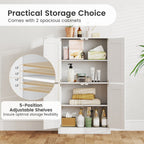 Bathroom Cabinet 43.5 inch Storage Cabinet
