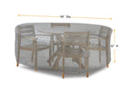 Premium Heavy-Duty Round Dining Set Cover