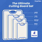 TRAPSKI Premium 1/2 Inch Thick HDPE Cutting Boards