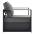 Tahoe Outdoor Patio Aluminum Armchair