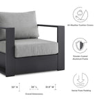 Tahoe Outdoor Patio Aluminum Armchair