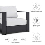 Tahoe Outdoor Patio Aluminum Armchair
