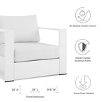 Tahoe Outdoor Patio Aluminum Armchair