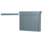 35 ''x 28' 'blue wall mounted bathroom storage cabinet with mirror door