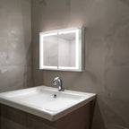 36 x 30 inch Medicine Cabinet with LED Vanity Mirror Anti-Fog