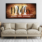 Family Last Name Sign