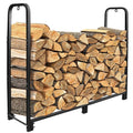 Firewood Log Rack 2500LBS Iron Wood Lumber Storage Stacking Rack