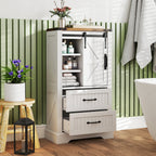 Farmhouse Bathroom Floor Cabinet